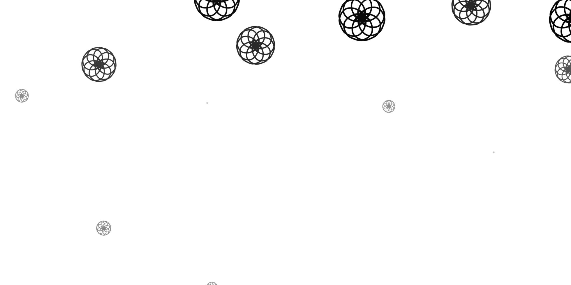 Light Gray vector template with circles.