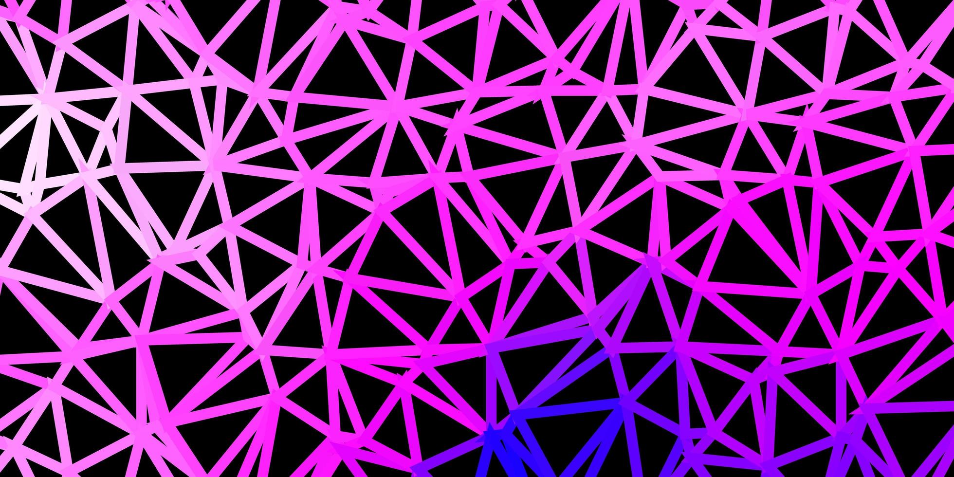 Light purple, pink vector abstract triangle texture.