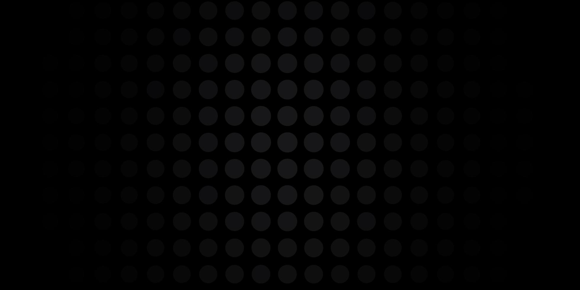 Dark Gray vector background with circles.