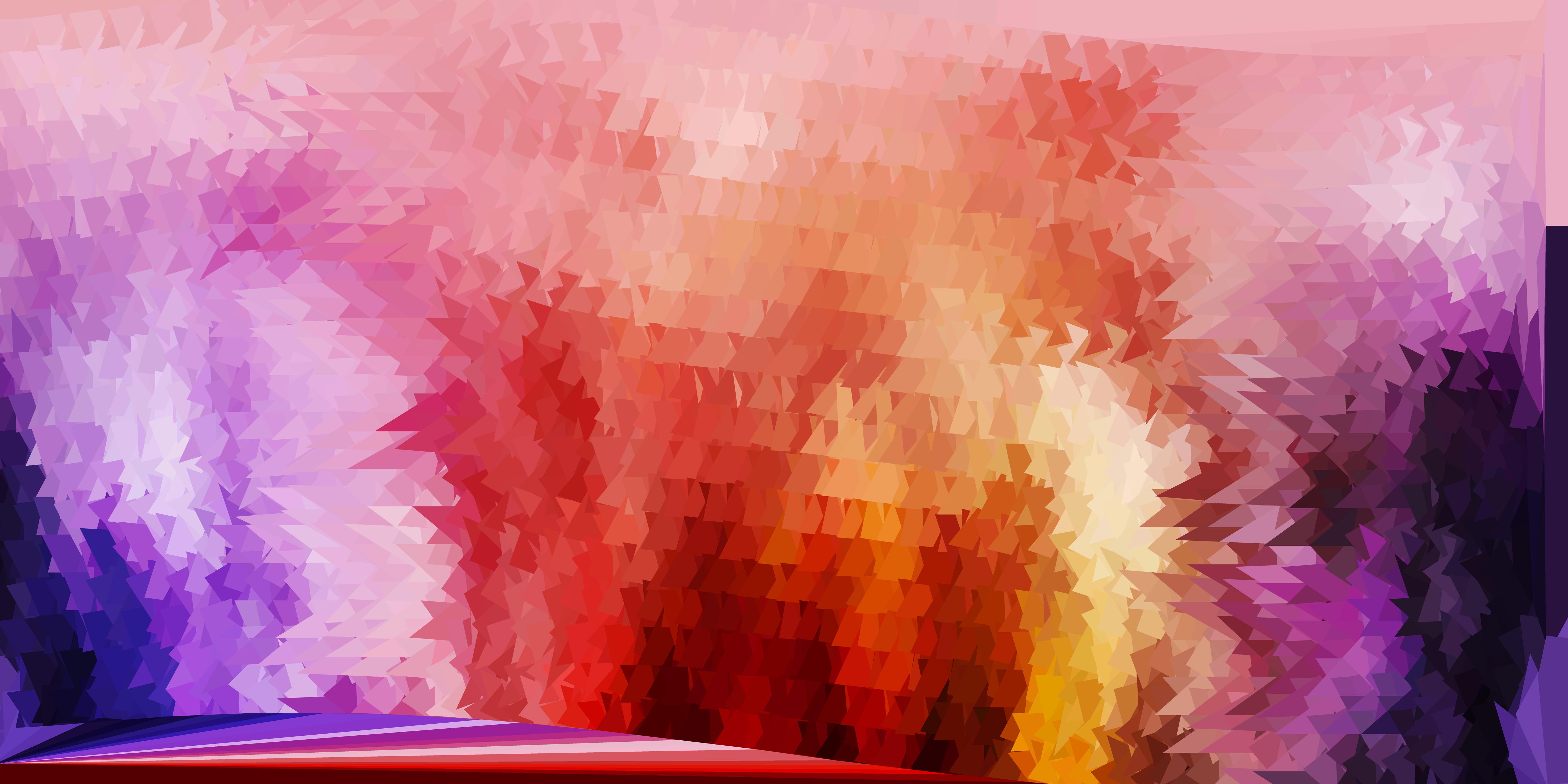 Light purple, pink vector gradient polygon design. 1949292 Vector Art