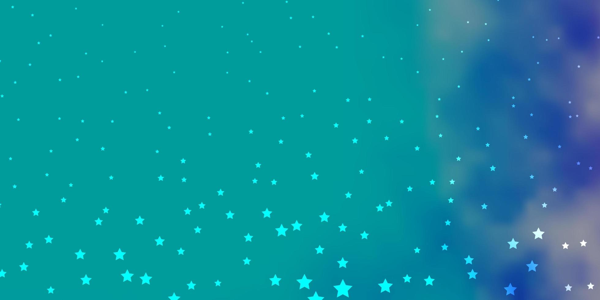 Dark Pink, Blue vector template with neon stars.