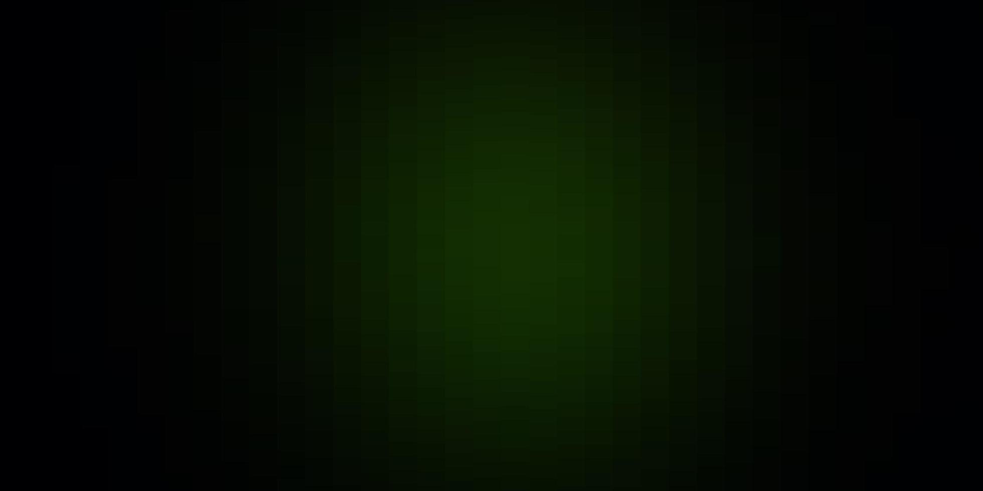 Dark Green vector background in polygonal style.