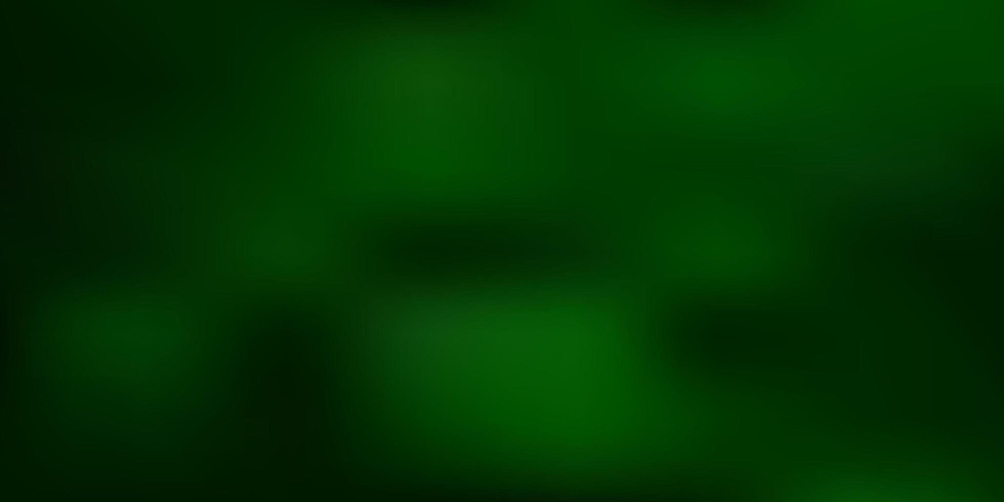 Dark green vector abstract blur texture.