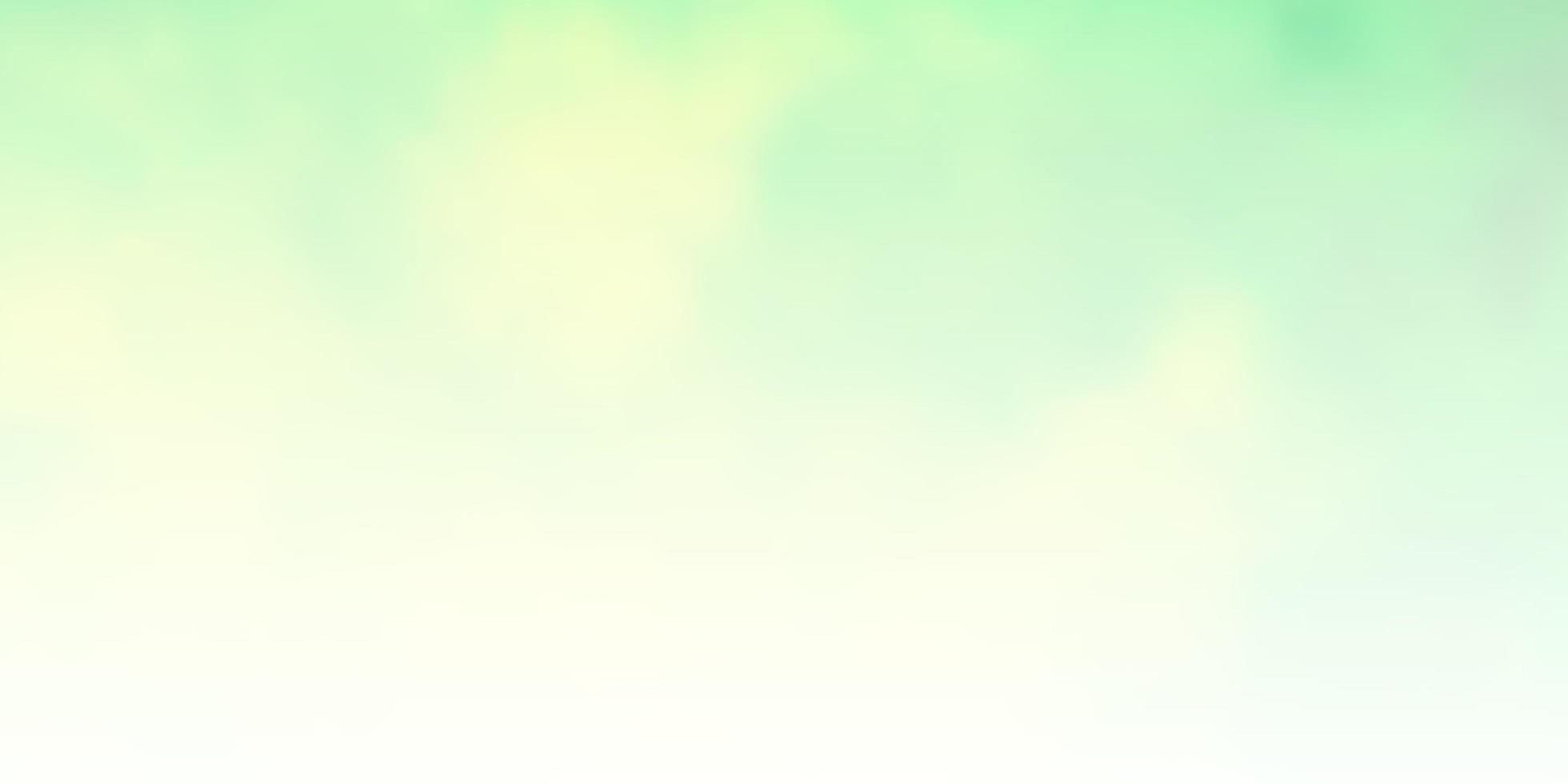 Light Green, Yellow vector layout with cloudscape.