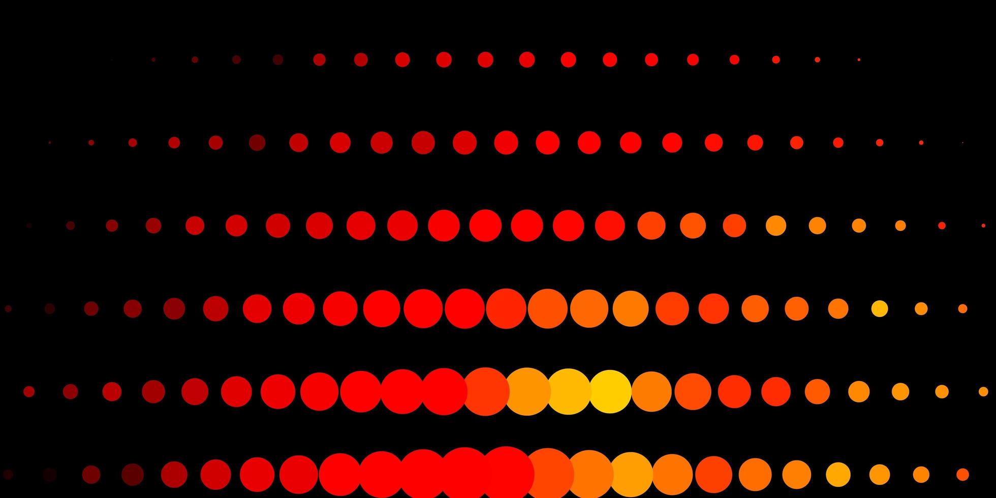 Dark Orange vector layout with circle shapes.