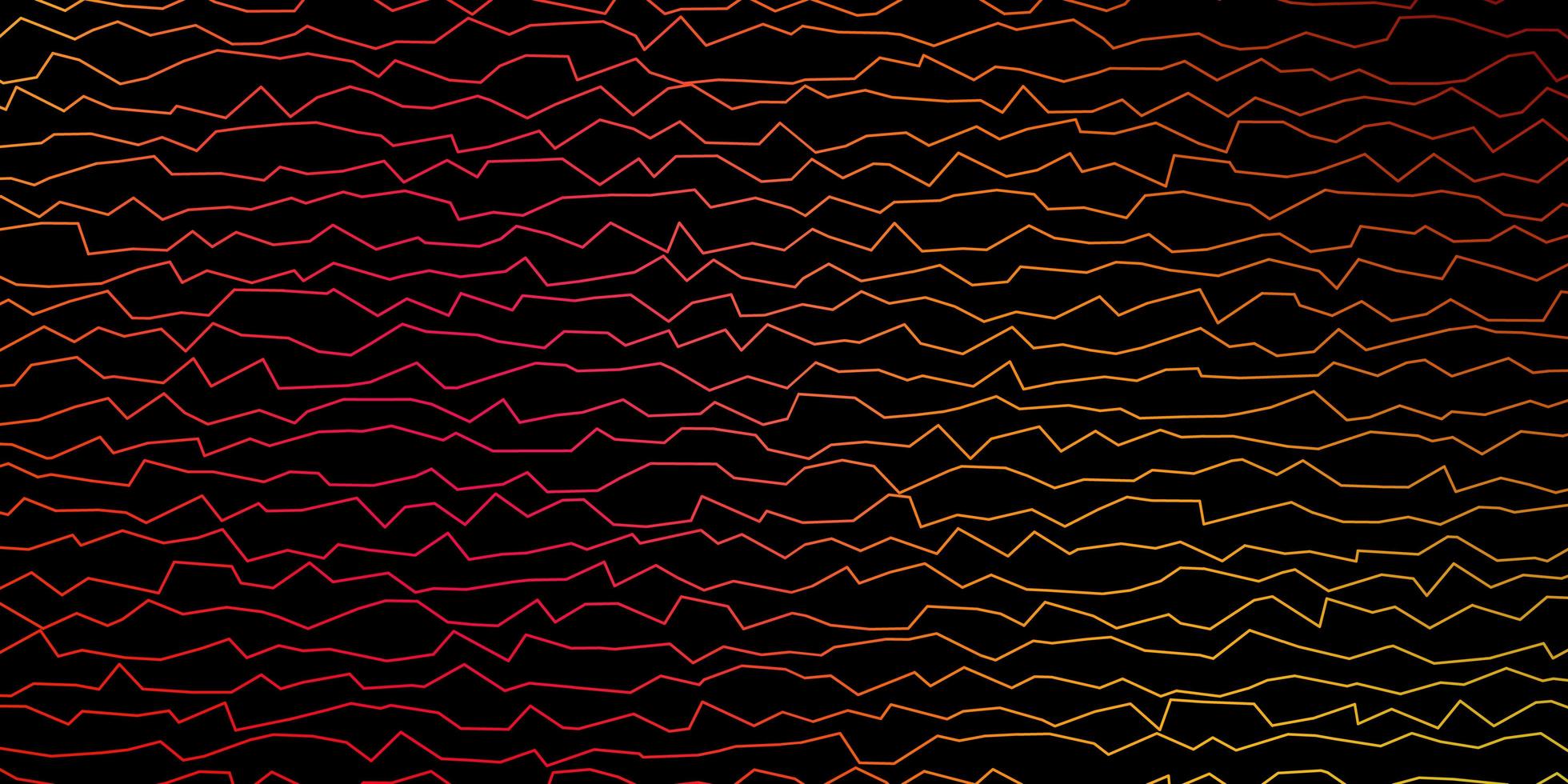 Dark Multicolor vector backdrop with bent lines.