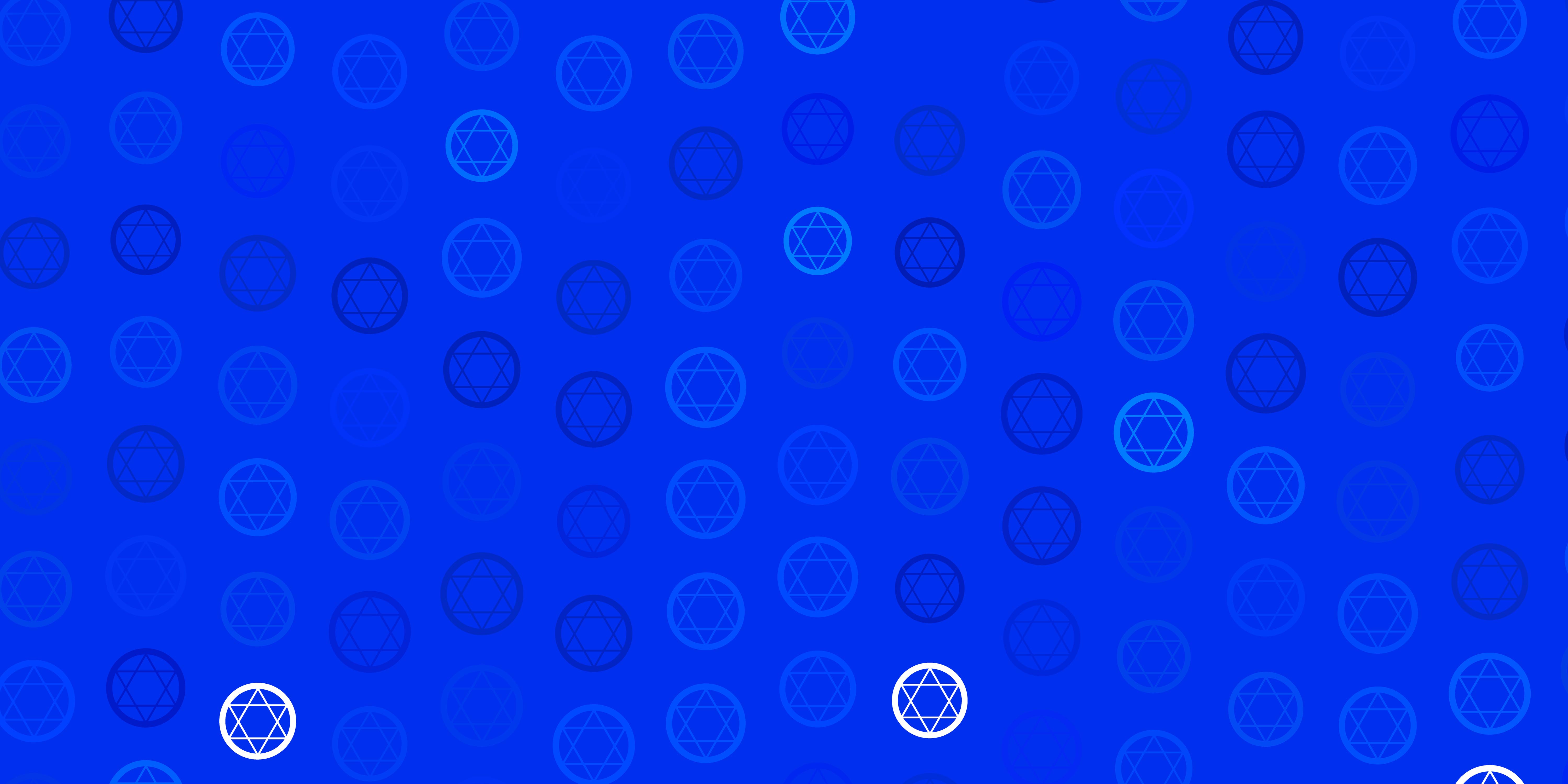 Light BLUE vector backdrop with mystery symbols. 1949772 Vector Art at