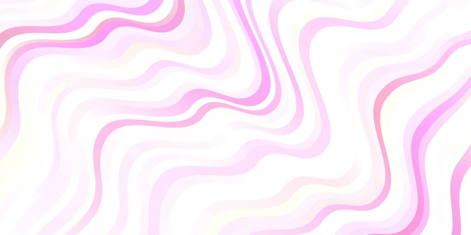 Light Pink vector background with wry lines.