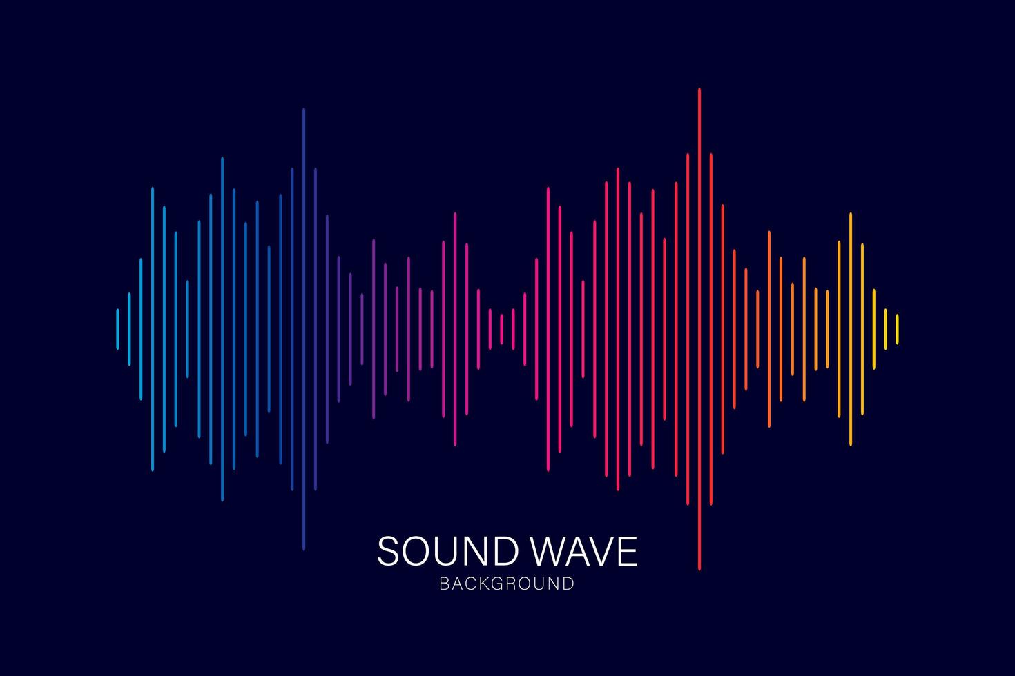 Sound Wave Equalizer Suitable For Poster 1950003 Vector Art At Vecteezy