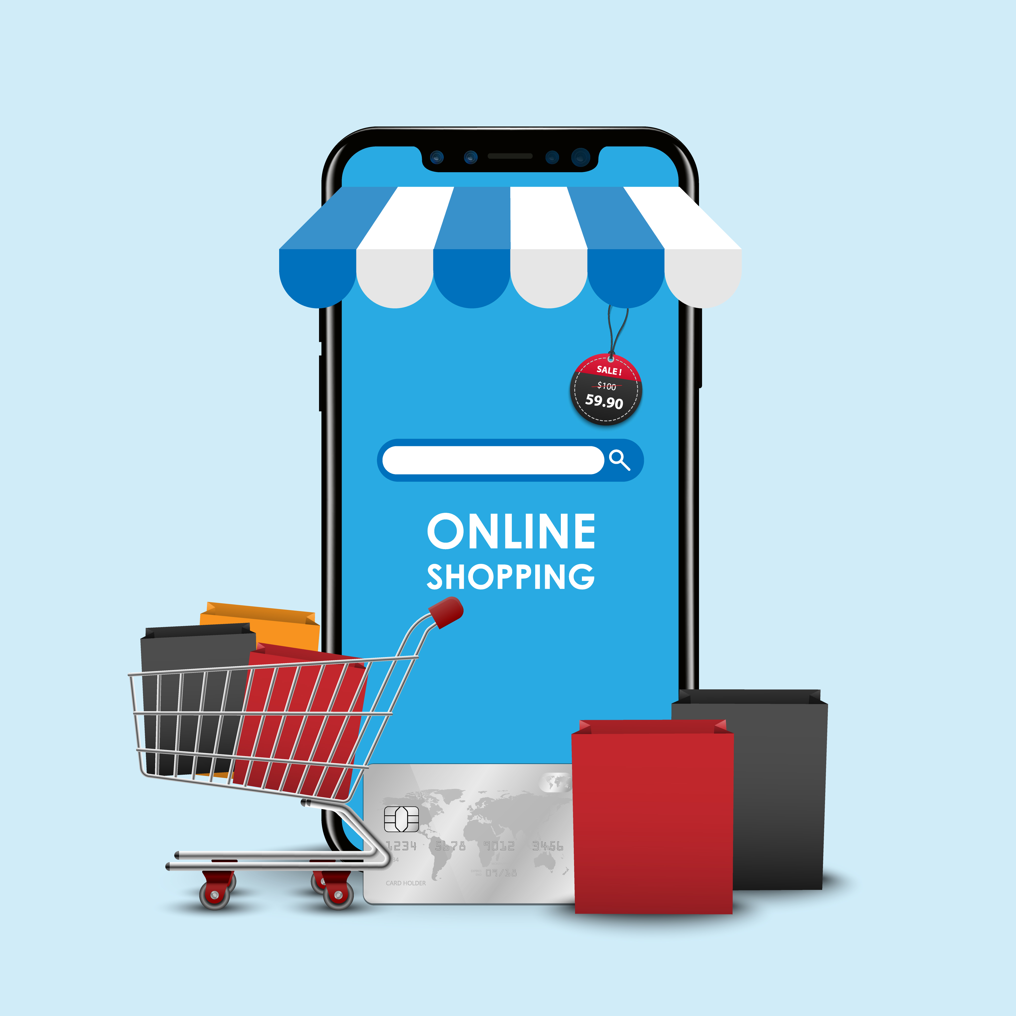 Online Store Vector Art, Icons, and Graphics for Free Download