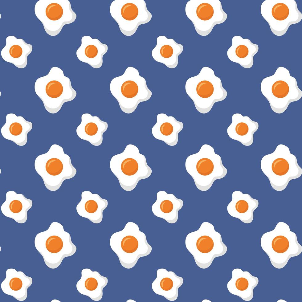 Breakfast cooking pattern background vector