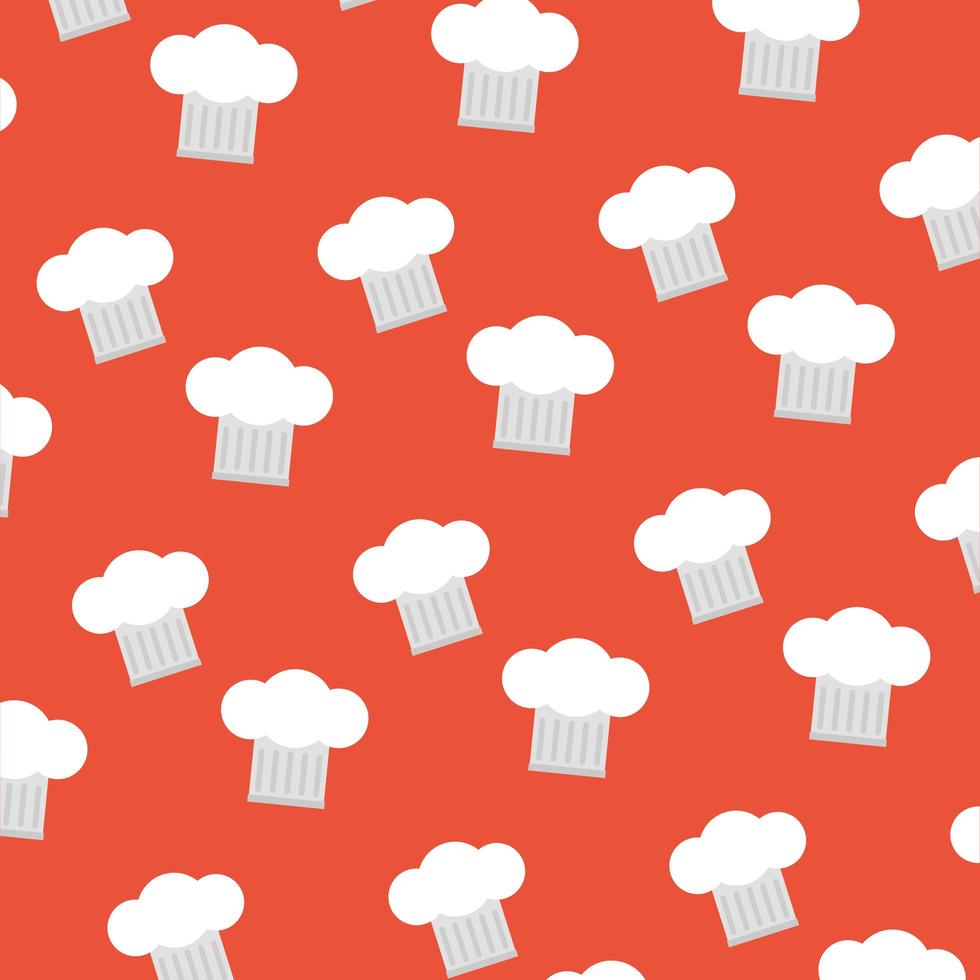 Restaurant cooking pattern background vector