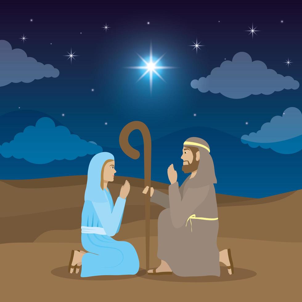 Epiphany of Jesus, sacred family vector