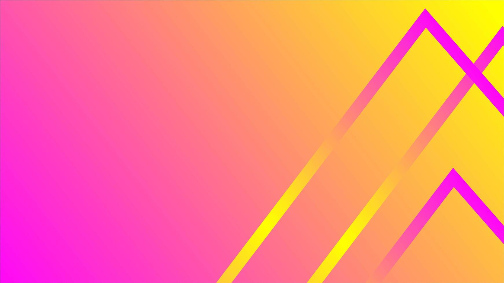 Abstract pink yellow gradient background vector