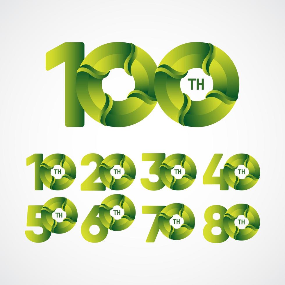 100th Anniversary Celebrations Vector Template Design Illustration