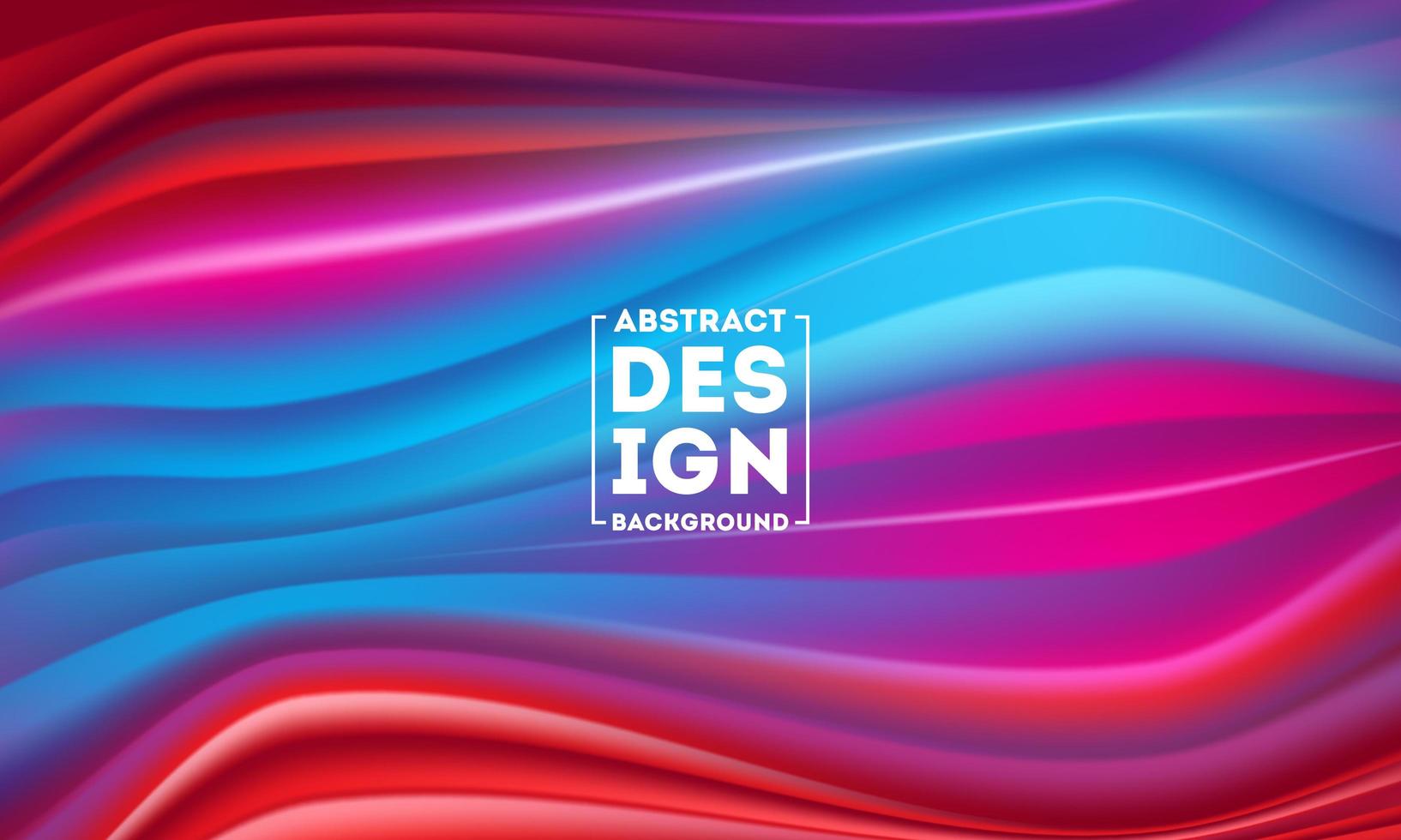 Modern colorful flow poster vector