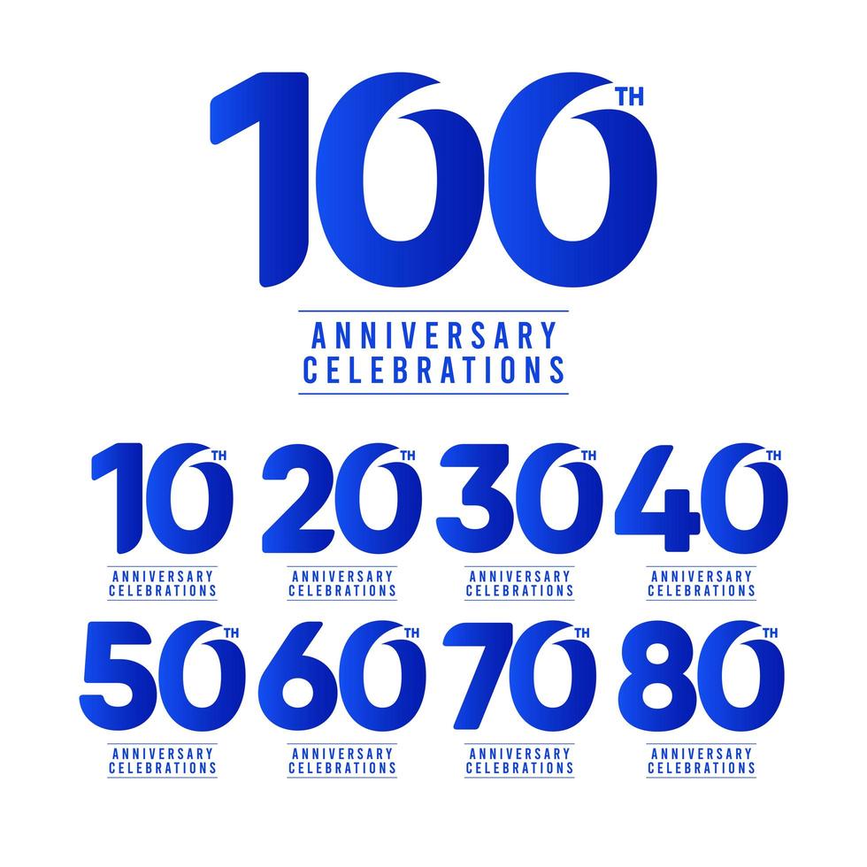 100th Anniversary Celebrations Vector Template Design Illustration