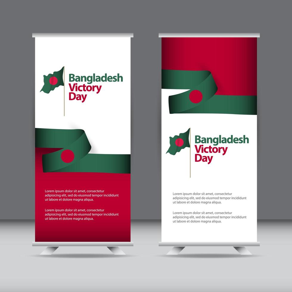 Happy Bangladesh Independence Day Celebration Vector Template Design Illustration