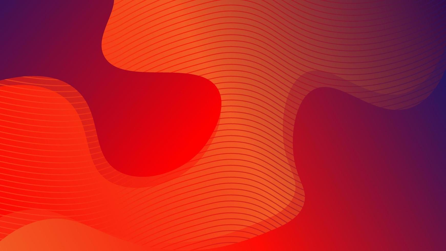 Wave line background wrapped in abstract fluid vector