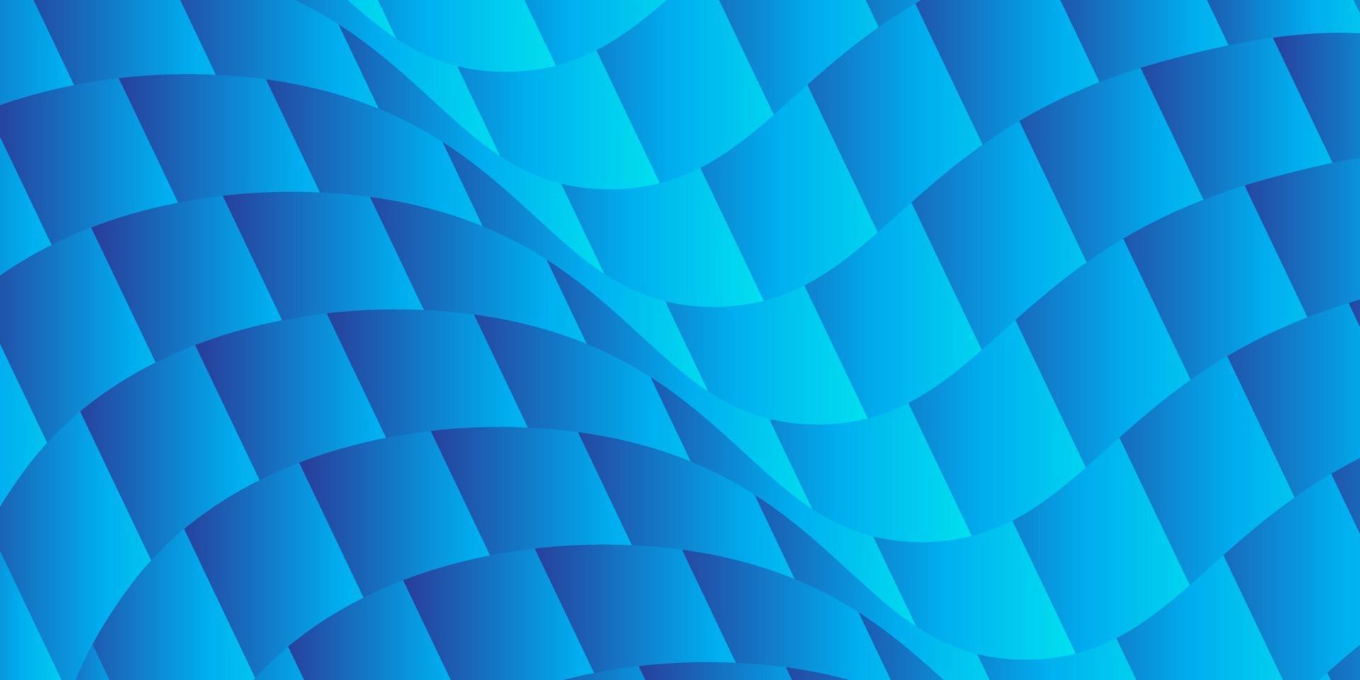 Abstract background blue color gradient wave vector