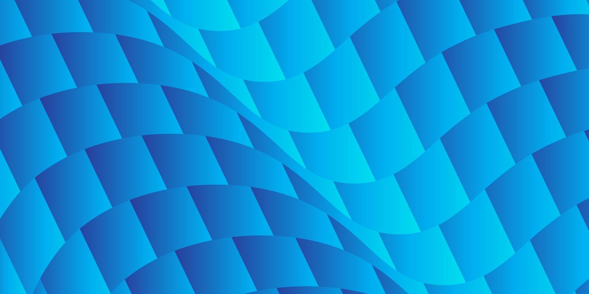 Abstract background blue color gradient wave vector