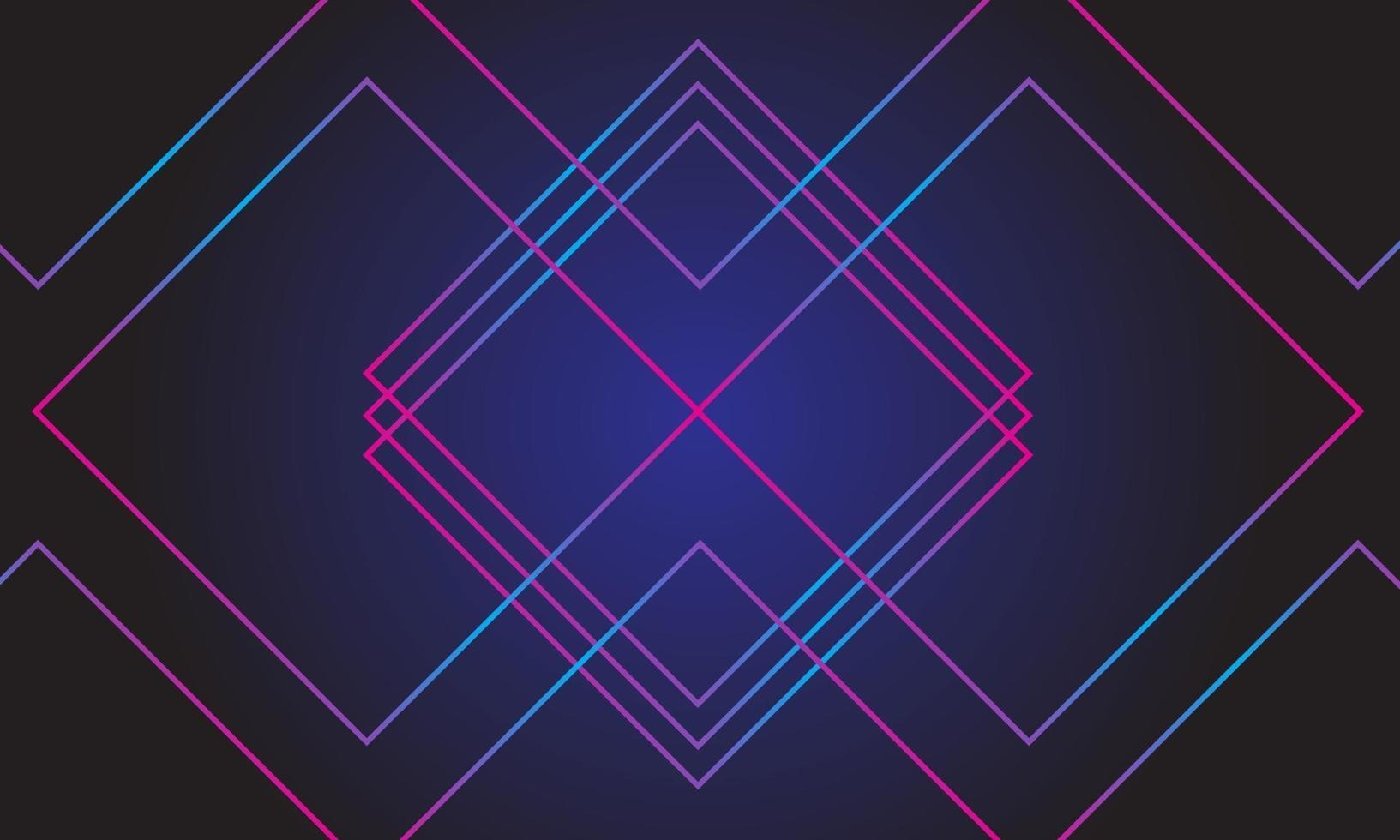Neon light lines abstract background vector