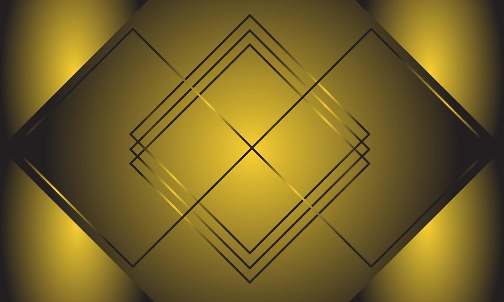 light line abstract background with gold color luxury theme vector