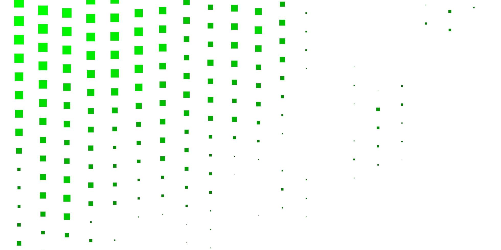 Dark Green vector background with rectangles.