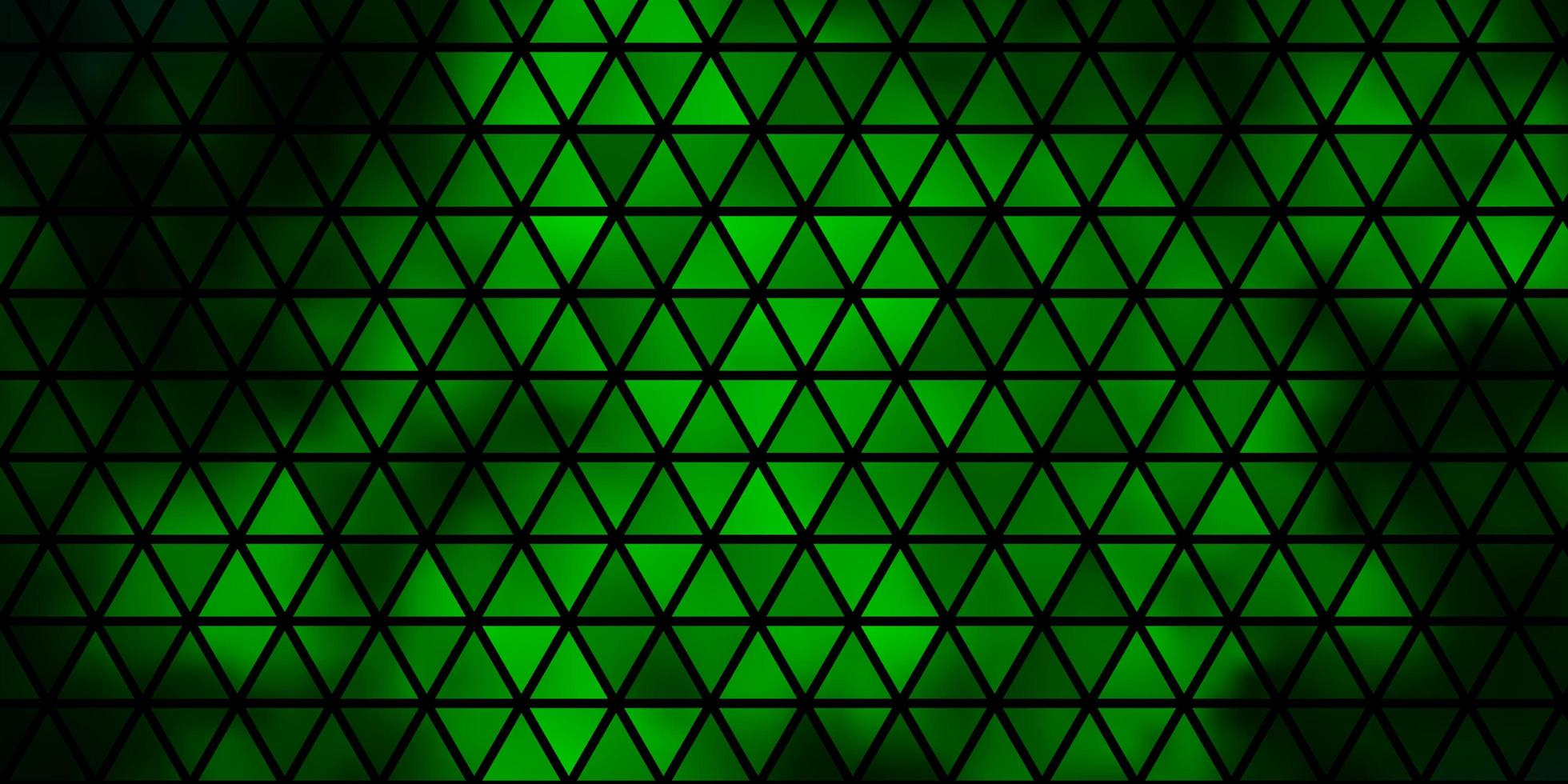 Light Blue, Green vector backdrop with lines, triangles.