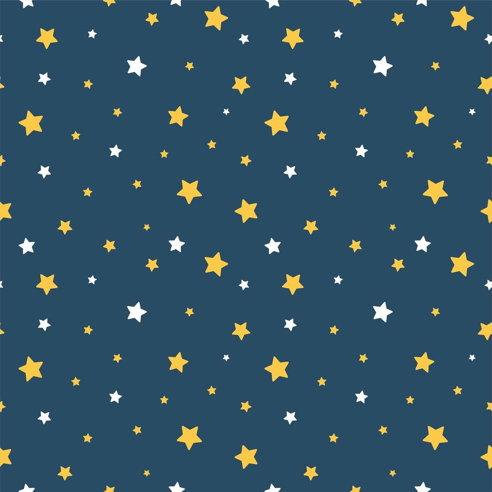 Seamless pattern with space concept vector