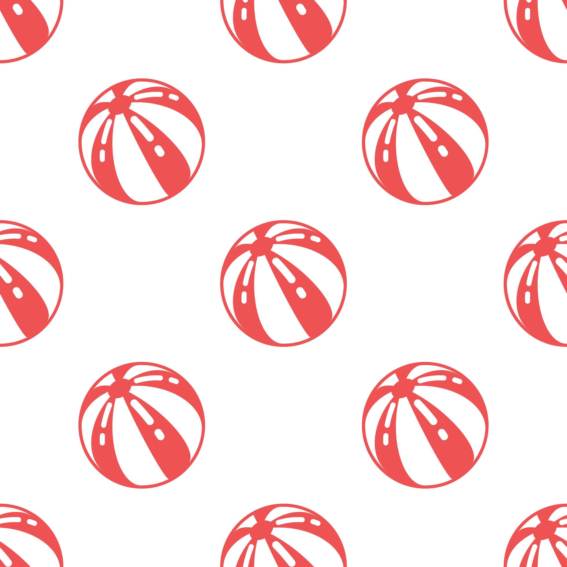 Seamless beach ball pattern background,Vector and Illustration. 1952108