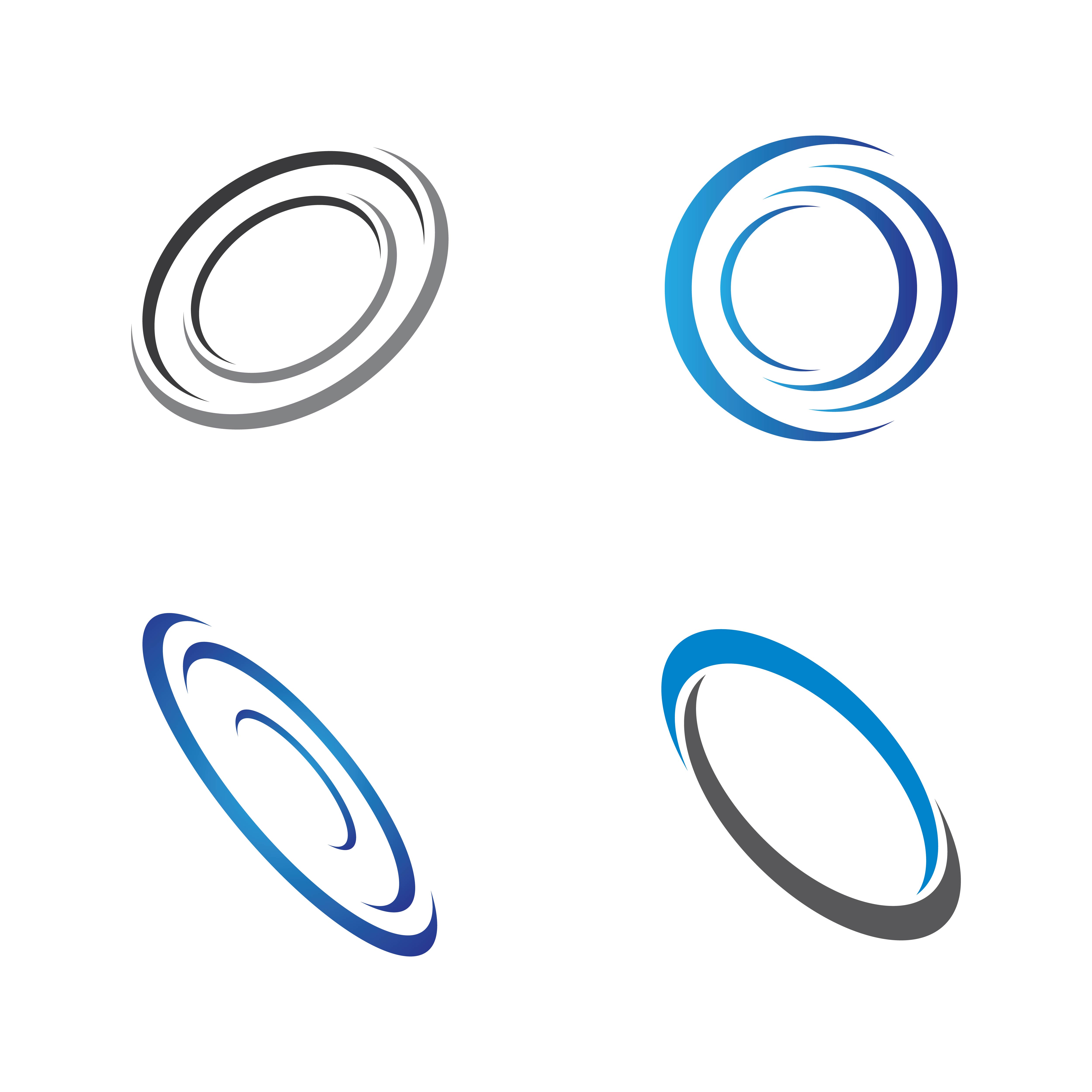 Circle shapes logo images 1952143 Vector Art at Vecteezy