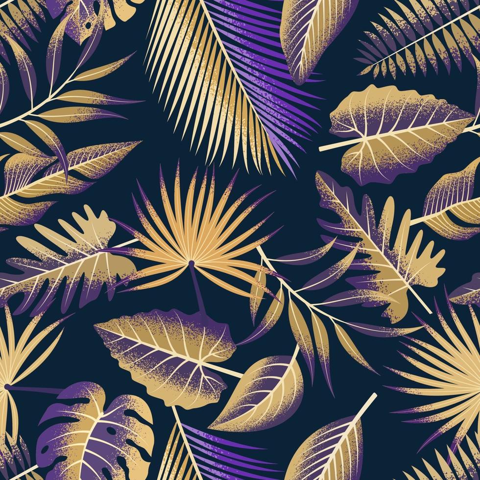 Tropical seamless pattern. vector