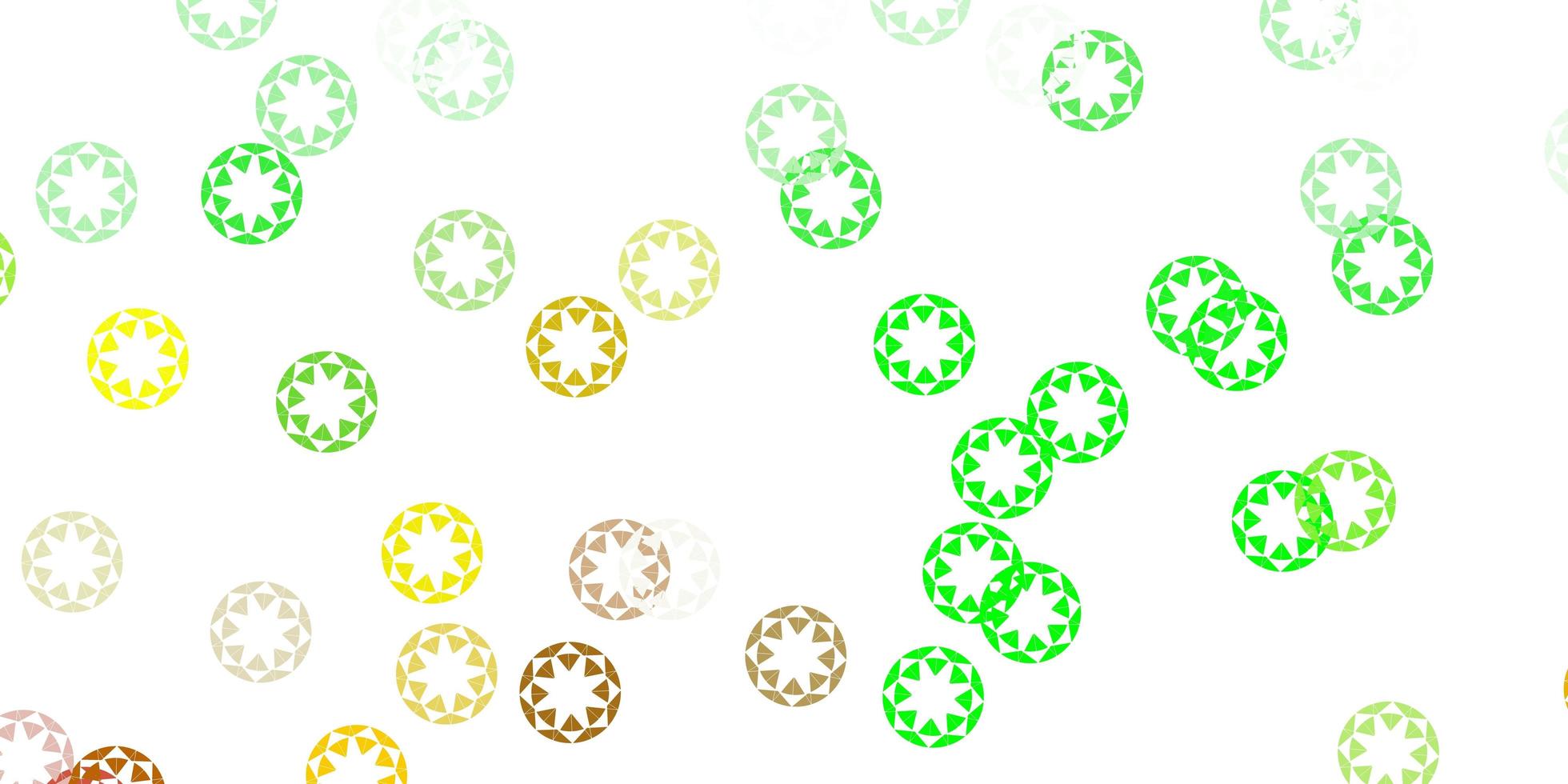 Light multicolor vector background with bubbles.