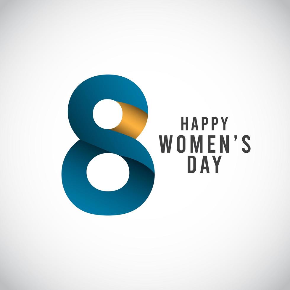 Happy Women's Day Celebration Vector Template Design Illustration