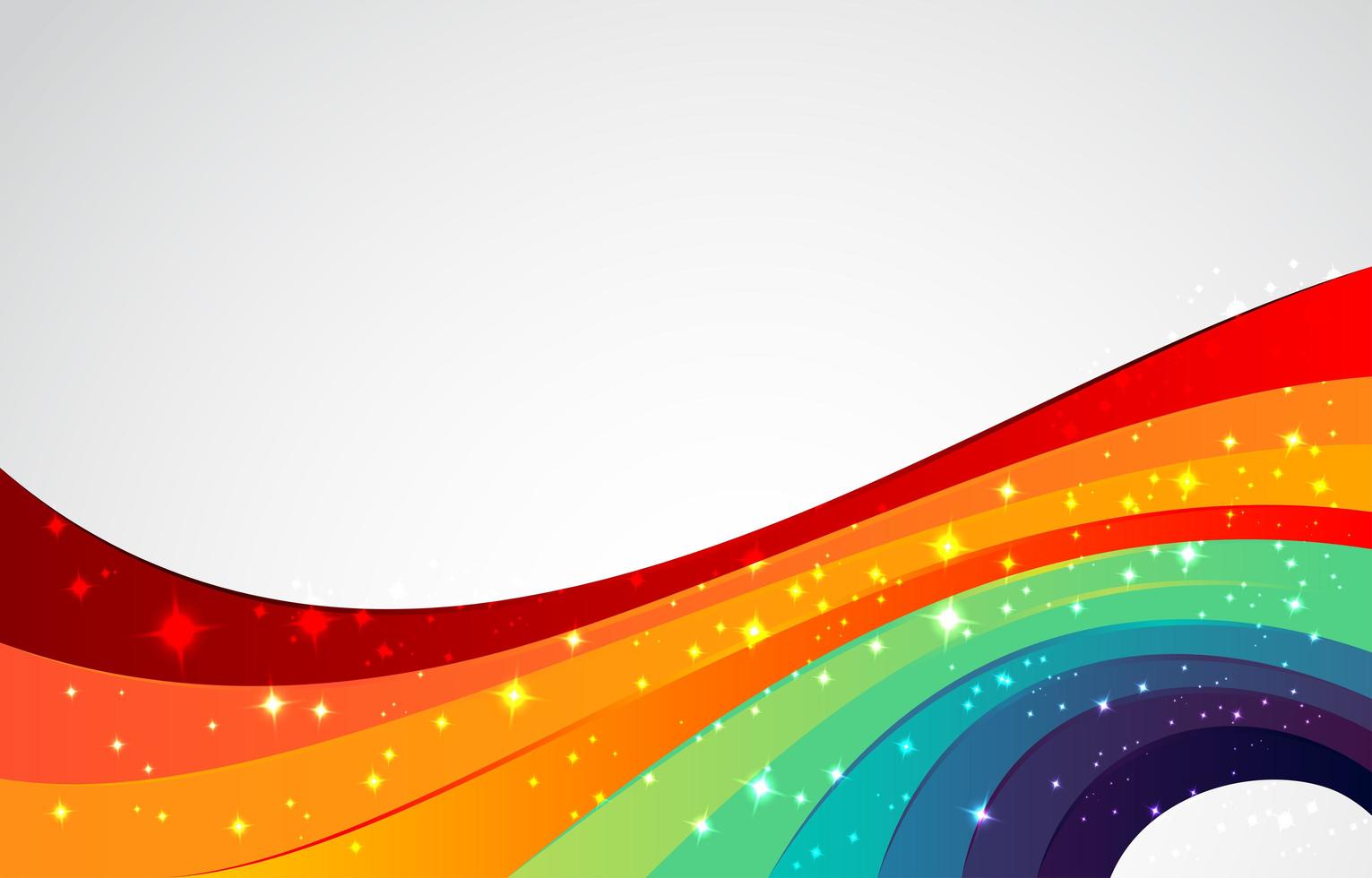 fondo de arco iris de colores vector