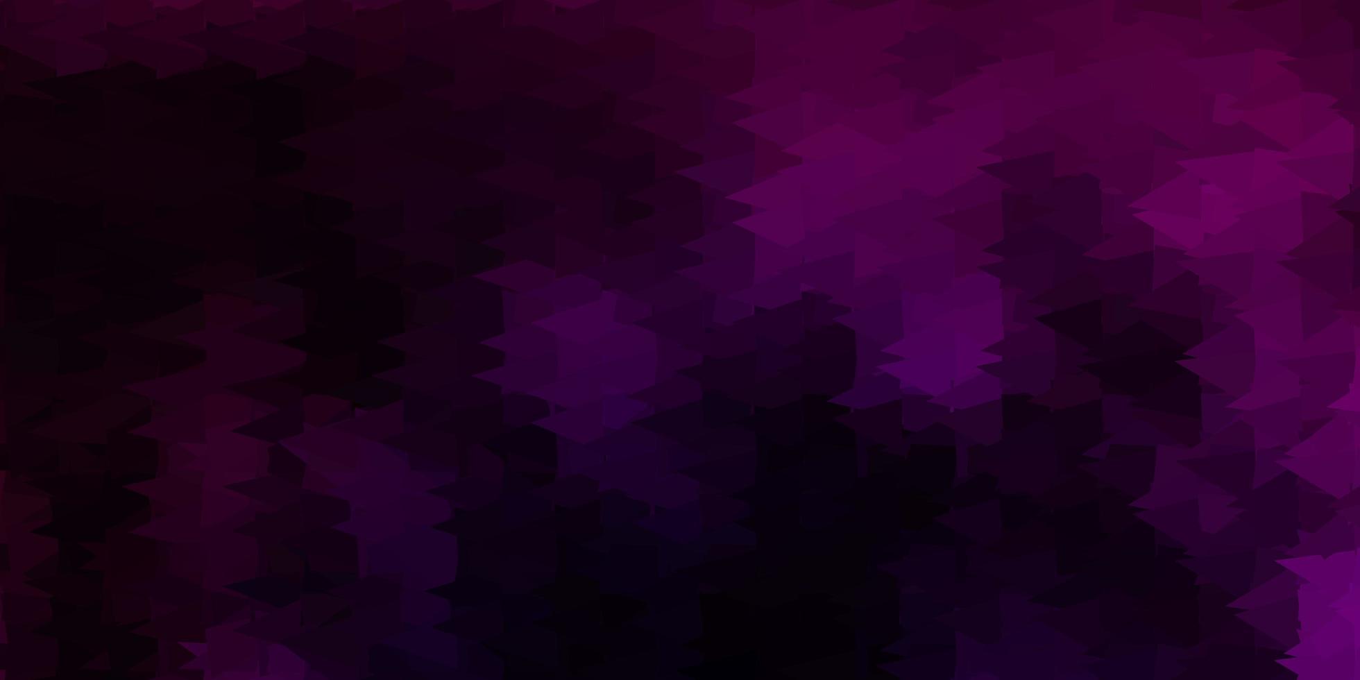 Dark pink vector polygonal backdrop.
