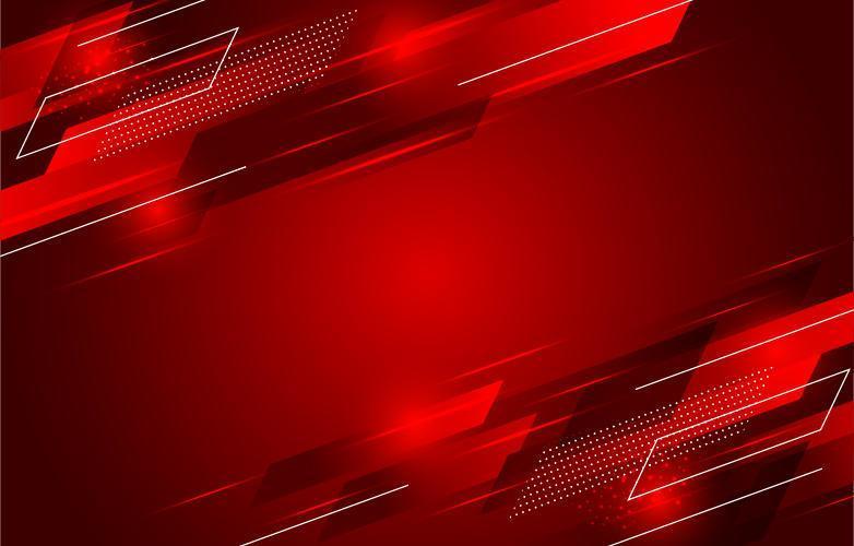 Red Shape Background with Moving Effect vector