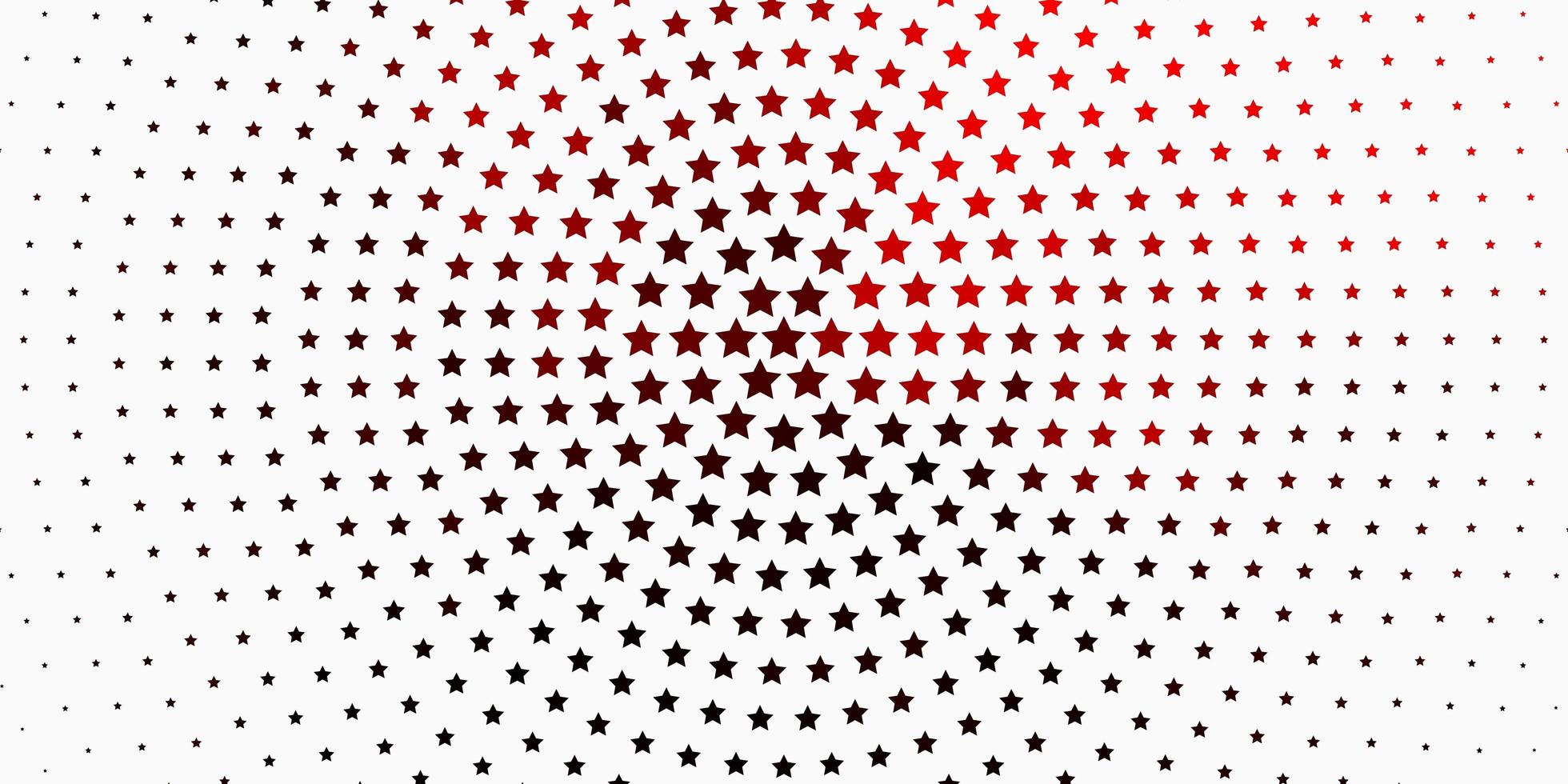 Light Orange vector layout with bright stars.