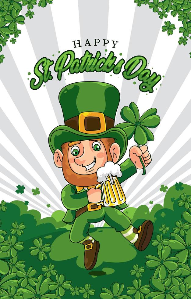 Happy St. Patrick's Day Background Concept vector