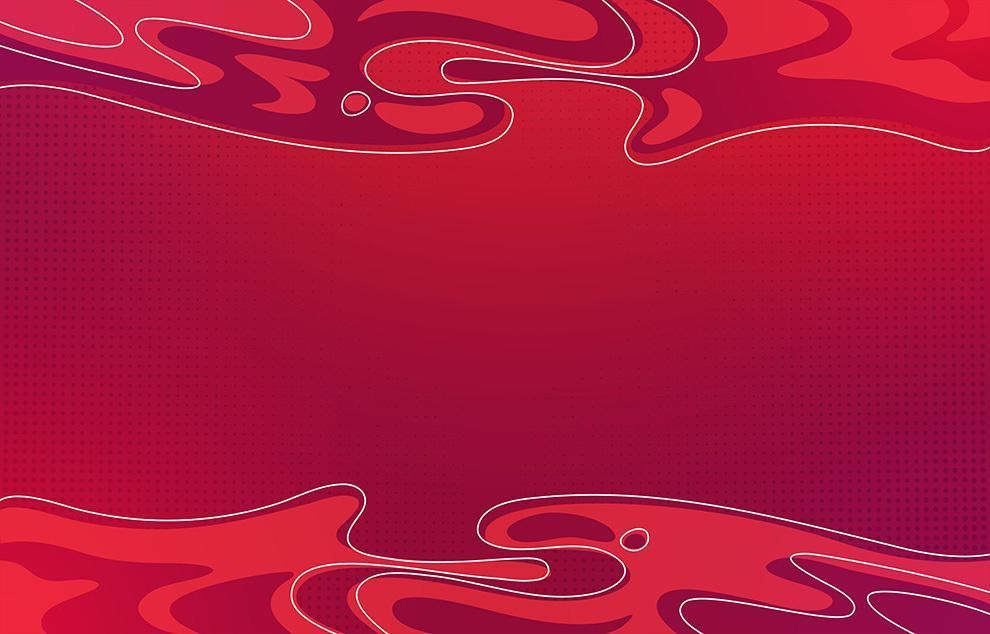 Fluid Abstract Red Background vector