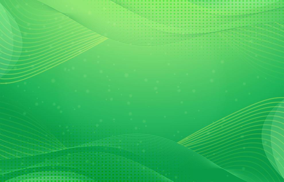 fondo verde con lineas dinámicas vector