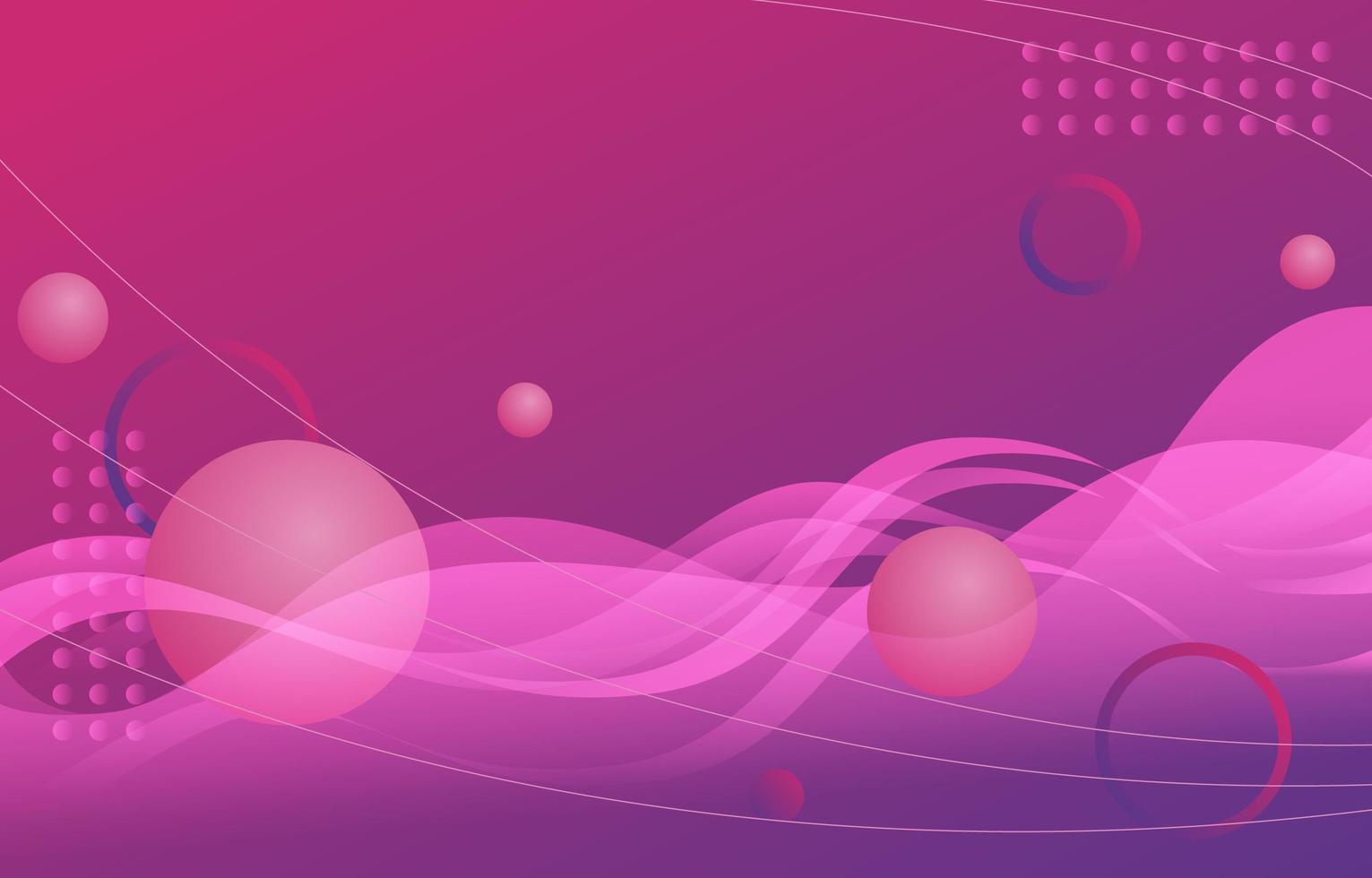 Abstract Purple Wave Background vector