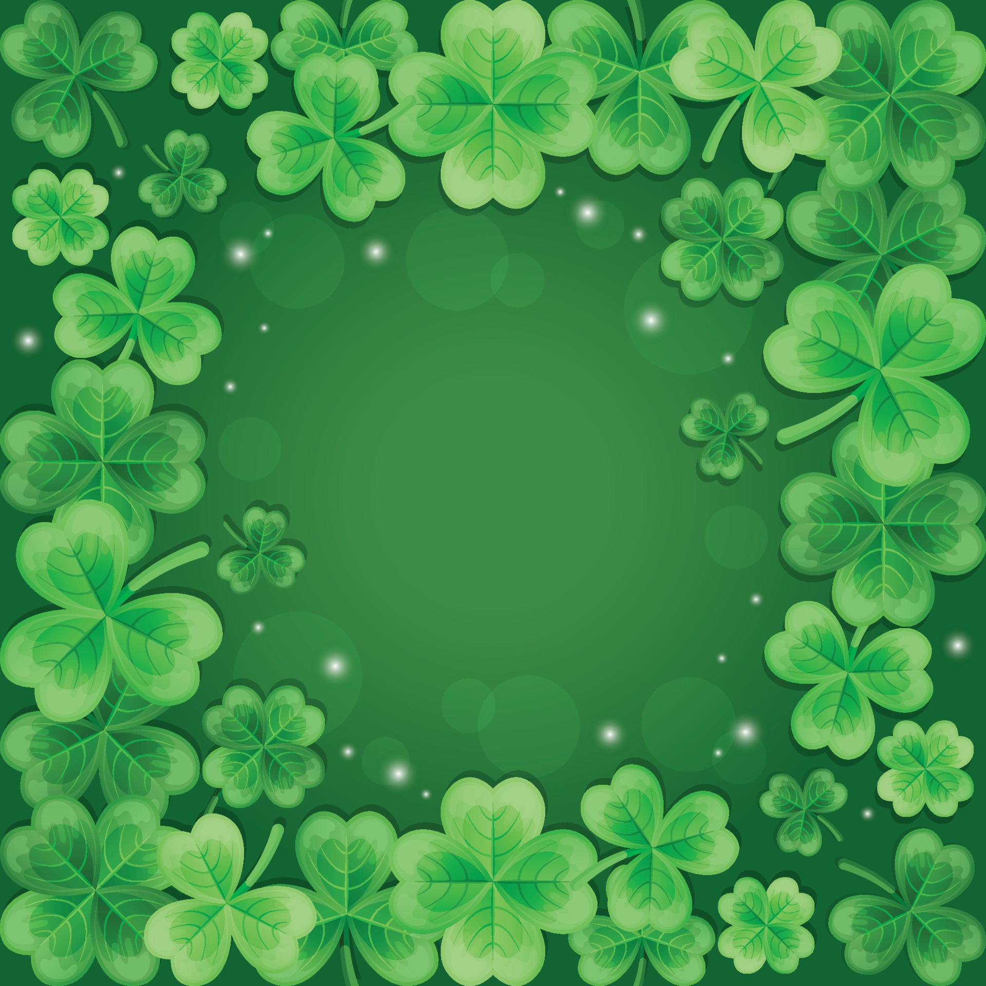 Beautiful And Elegant Gradient Green Clover Background 1953774 Vector Beautiful And Elegant Gradient Green Clover Background Free Vector