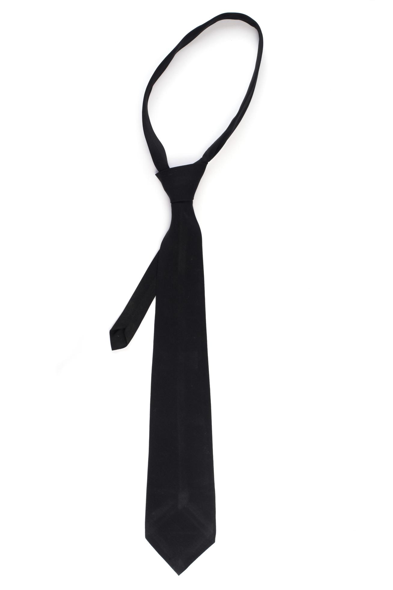 womens black necktie