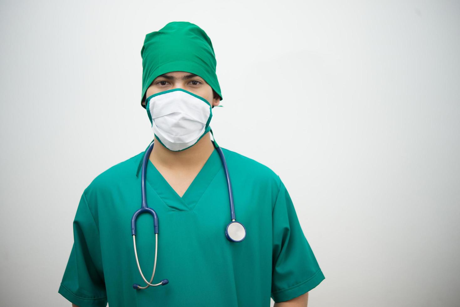 Doctor with stethoscope photo