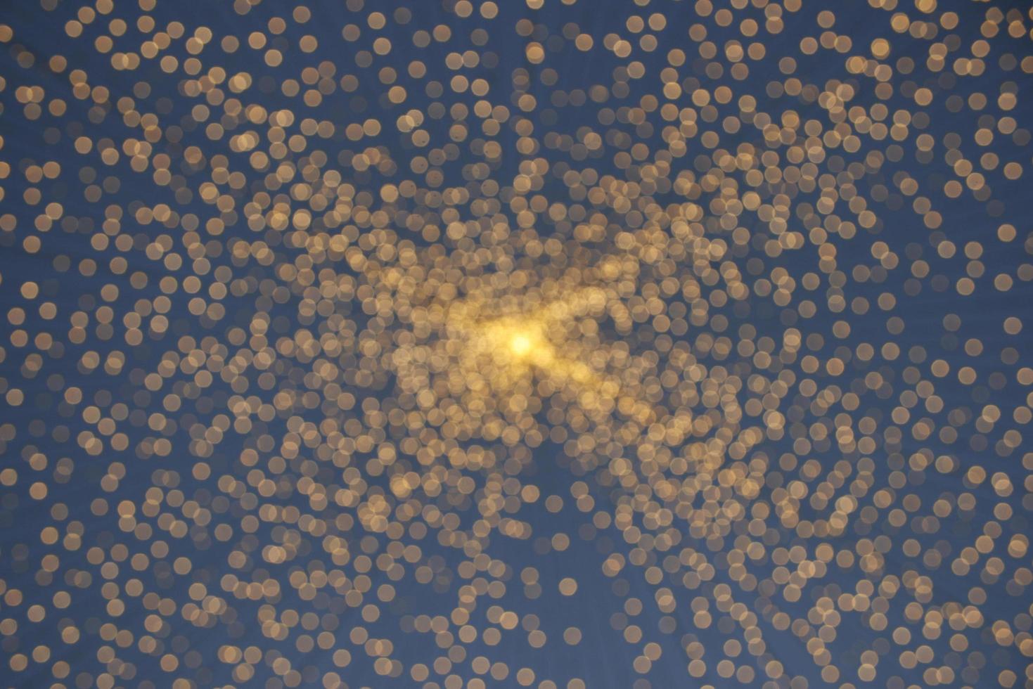 Defocused gold bokeh photo