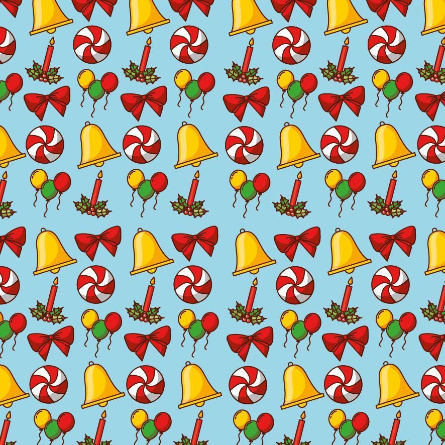 Merry Christmas pattern background vector