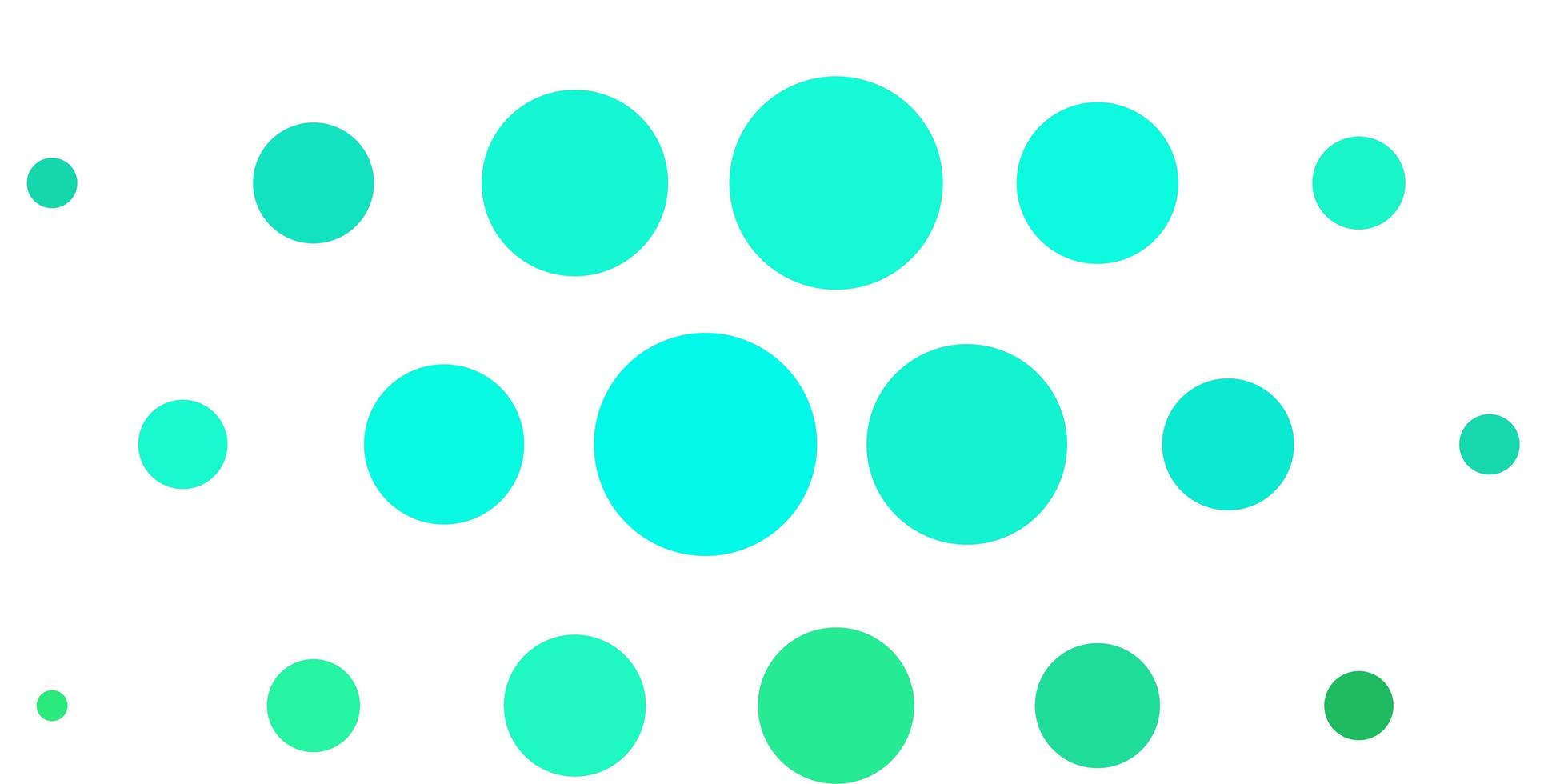 Light Green vector layout with circle shapes.