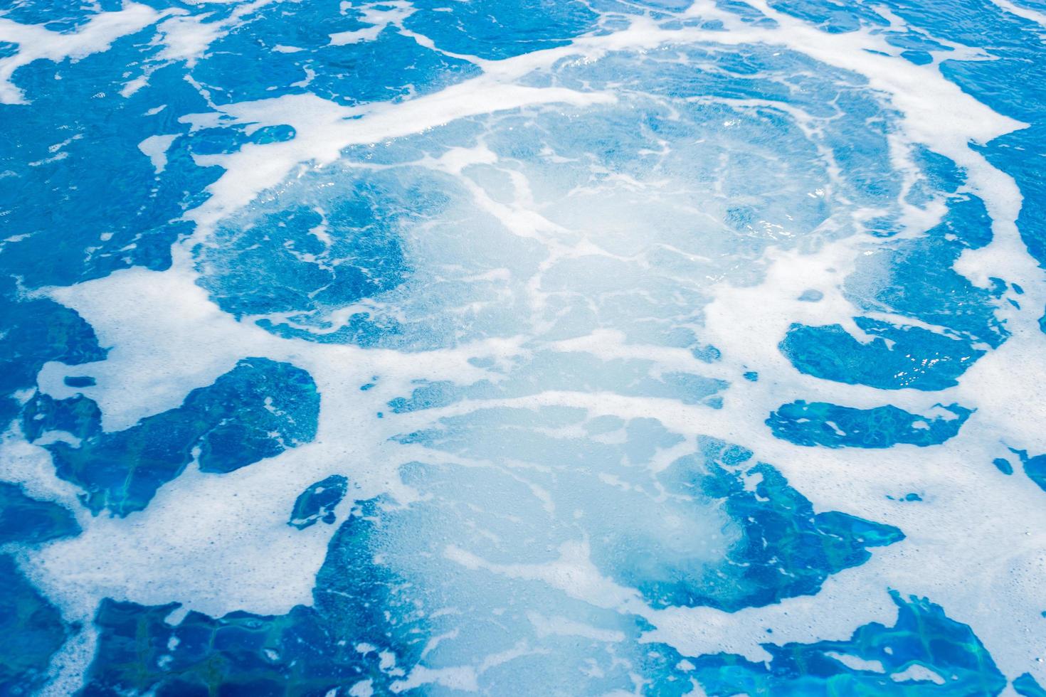 Bubbles in jacuzzi swimming pool photo